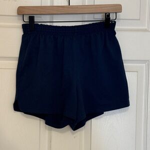 Soffe Navy Athletic Elastic-Waist Shorts
